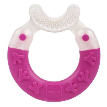 Mam Bite & Brush Κρίκος Οδοντοφυΐας Ροζ για 3+ Μηνών Mam Bite & Brush Κρίκος Οδοντοφυΐας Ροζ για 3+ Μηνών