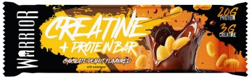 Warrior Μπάρα Creatine Protein Choco Peanut 75gr, 1 τεμάχιο