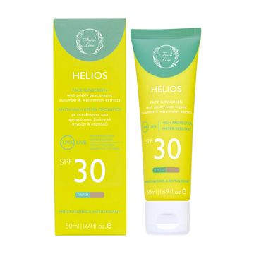 Fresh Line Helios Αντηλιακή Κρέμα Προσώπου με Χρώμα SPF30 50ml Fresh Line Helios Αντηλιακή Κρέμα Προσώπου με Χρώμα SPF30 50ml