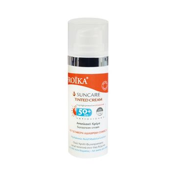 Froika Suncare Tinted Cream SPF50+, Αντηλικά Κρέμα Προσώπου με Χρώμ...