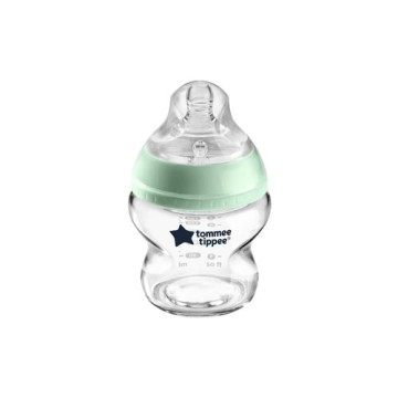 Tommee Tippee Γυάλινο Μπιμπερό Closer to nature μικρής ροής 150ml 0m+