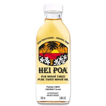 HEI POA PURE TAHITI MONOI OIL COCONUT 100ML HEI POA PURE TAHITI MONOI OIL COCONUT 100ML