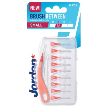 Jordan Small Brush Between Interdental Brush 0.5mm, 10 τεμάχια Jordan Small Brush Between Interdental Brush 0.5mm, 10 τεμάχια