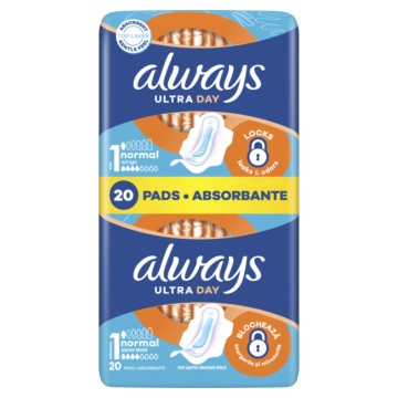 Always Ultra Day Normal Size 1, 20 Pads Always Ultra Day Normal Size 1, 20 Pads
