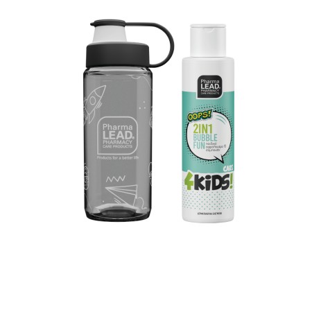 Pharmalead Kids Γκρι Φιάλη Νερού, 1 τεμάχιο Pharmalead Kids Γκρι Φιάλη Νερού, 1 τεμάχιο