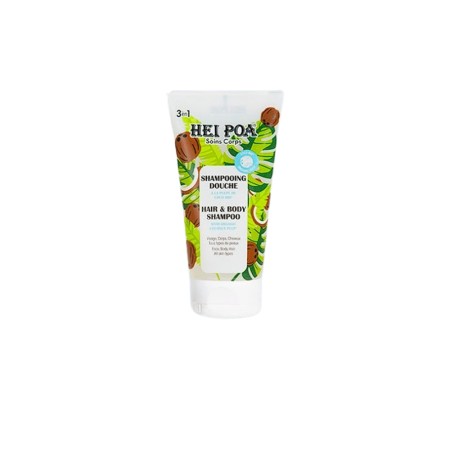 Hei Poa Haar- und Körpershampoo mit Bio-Kokosnussmark, 50 ml