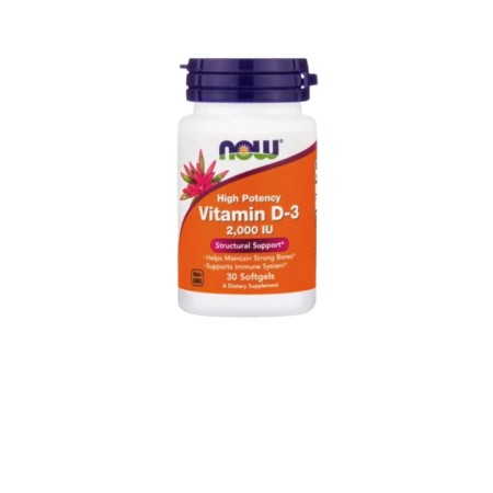 Now Foods Vitamin D3 2000iu 30 Softgels Now Foods Vitamin D3 2000iu 30 Softgels