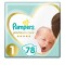Pampers Premium Care No1 (2-5Kg) 78τμχ