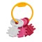 Chicco Κρίκος Οδοντοφυίας - Κουδουνίστρα Χρωματιστά Κλειδιά Ροζ 3m+