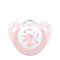 Nuk Baby Rose & Blue, Ορθοδοντική Πιπίλα Σιλικόνη 6-18m Λαγουδάκι Ρ...