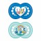 Mam Ciucci in silicone I Love Mummy per 6-16 mesi 2 pezzi Blu/Ciel