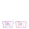 Chicco Physio Micro 0-2m Little Princess Silicone Pacifiers 2 pcs