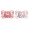 Chicco Πιπίλα Σιλικόνης PhysioForma Light Ροζ 6-16m, 2 τεμάχια