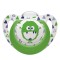 Nuk Genius Color Πιπίλα Σιλικόνη 6-18m Πράσινο Τερατάκι 1τμχ