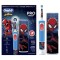 Oral-B Vitality Pro Kids Spiderman Ηλεκτρική Οδοντόβουρτσα 3 Ετών+ 1τμχ & Θήκη Ταξιδιού