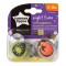 Tommee Tippee Silicone Soothers Night Time 6-18m 2 τεμάχια Tommee Tippee Silicone Soothers Night Time 6-18m 2 τεμάχια