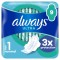 Serviettes Always Ultra Normal (Taille 1) avec Plumes 9pcs