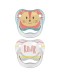 Dr. Browns Silicone Orthodontic Pacifier Animals Blue 0-6m 2pcs