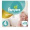 Pampers Premium Care New Born No4 Maxi (8-14Kg) 18τμχ