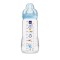 Пластмасова бебешка бутилка Mam Easy Active със силиконов биберон за 4+ месеца Blue/Space 330 ml