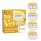 Gillette Venus Plus Olay Comfortglide Coconut, резервни самобръсначки 4 бр