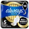 Serviettes Always Ultra Secure Night (taille 5) avec plumes 10 pièces