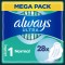 Always Ultra Normal Mega Pack Σερβιέτες με Φτερά (Μέγεθος 1) 28τμχ