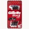 Brisqe njëpërdorimshme Gillette Blue 3 Plus Red 6 copë