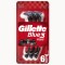 Gillette Blue 3 Plus Rouge Rasoirs Jetables 6 pcs