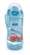 Nuk First Choice Flexi Cup PP 12m+ Παγουράκι με Καλαμάκι Soft Μπλε ...