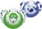 Nuk Genius Color Πιπίλες Σιλικόνης (10.520.296) 6-18m Μπλε/Πράσινη ...