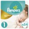 Pampers Premium Care New Baby No.1 (2-5 kg) 54Τμχ