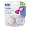 Chicco Πιπιλα Σιλικονης 6-16Μ (2Τμχ) Με Θηκη , Μωβ Chicco Πιπιλα Σιλικονης 6-16Μ (2Τμχ) Με Θηκη , Μωβ