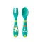 Комплект прибори за хранене Chicco Babies First Fork & Spoon 12M+ 2бр