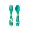 Chicco Babies First Cutlery Set Pirun & Lugë 12M+ 2pc