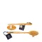 Brosse dorsale en bois Lifoplus avec poils naturels