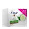 Dove Soap Fresh Touch Cucumber & Green Tea, Σαπούνι 4x100 gr (3+1 ΔΩΡΟ)
