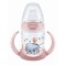 Nuk First Choice+ Bouteille d'entraînement avec poignées 6-18 m Rose 150 ml