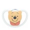 Nuk Силиконовая пустышка Nuk Space Winnie the Pooh для детей 0-6 месяцев белая с футляром 1шт