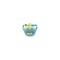 Nuk Classic Happy Kids Ορθοντική Πιπίλα Καουτσούκ 18-36m Πράσινο/Φρ...