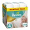 Pampers Monthly Pack Premium Care No 4 (8-14Kg) 168Τμχ