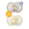 Mam Rubber Pacifiers 16+ months Original Grey/Beige 2pcs