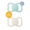 Mam Air Orthodontic Rubber Pacifiers 16+ months Turquoise/White 2pcs