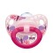 Nuk Happy Days Πιπίλα με Θηλή Σιλικόνης Ροζ Πεταλούδα 6-18m  (10.54...