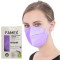 Защитная маска Famex FFP2/KN95 Фиолетовая 10 шт.