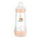 Mam Biberon Plastique Anti-Colique Easy Start avec Tétine Silicone 4+ mois Orange 320 ml