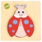 Oops Puzzle Wooden 3D Ladybug 12m+