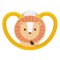 Ciuccio ortodontico in silicone Nuk Space Lion 6-18 m con custodia