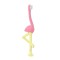 Dr. Browns Toothbrush Pink Flamingo 1-4 years, 1 τεμάχιο