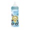 Пластмасова бебешка бутилка Chicco Well-Being със силиконов биберон със среден поток, син 250 мл
